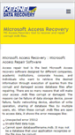 Mobile Screenshot of microsoftaccessrecovery.com